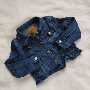 Super Cute Levi Ruffle Trim Jean Jacket | 24M
